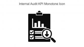 Internal Audit KPI Monotone Icon In Powerpoint Pptx Png And Editable Eps Format
