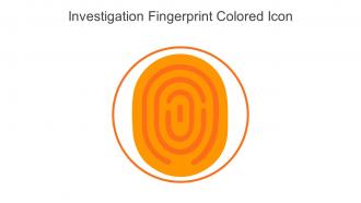 Investigation Fingerprint Colored Icon In Powerpoint Pptx Png And Editable Eps Format