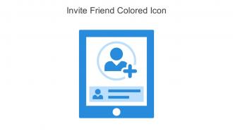 Invite Friend Colored Icon In Powerpoint Pptx Png And Editable Eps Format