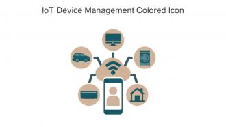 IoT Device Management Colored Icon In Powerpoint Pptx Png And Editable Eps Format