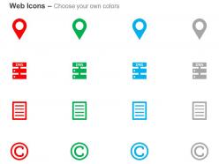 Ip address name server record copyright ppt icons graphics