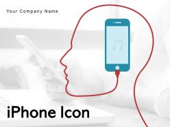 Iphone Icon Symbol Earphones Fingerprint Scanner Business Smartphone Individual