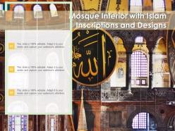 Islam Individual Inscriptions Gathered Lluminated Designs