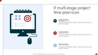 IT Multi Stage Project Time Plan Icon