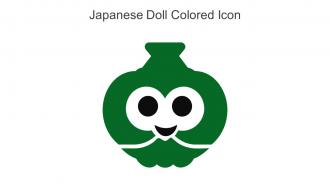 Japanese Doll Colored Icon In Powerpoint Pptx Png And Editable Eps Format