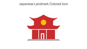 Japanese Landmark Colored Icon In Powerpoint Pptx Png And Editable Eps Format