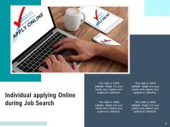 Job Search Individual Employment Application Magnifying Glass Responsibilities