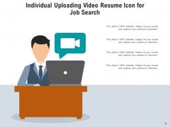 Job Search Individual Employment Application Magnifying Glass Responsibilities