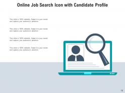 Job Search Individual Employment Application Magnifying Glass Responsibilities