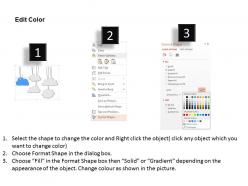Ju cloud design tags with hangers and icons powerpoint template