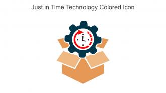 Just In Time Technology Colored Icon In Powerpoint Pptx Png And Editable Eps Format