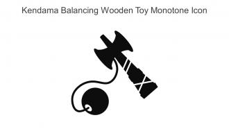 Kendama Balancing Wooden Toy Monotone Icon In Powerpoint Pptx Png And Editable Eps Format