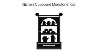 Kitchen Cupboard Monotone Icon In Powerpoint Pptx Png And Editable Eps Format