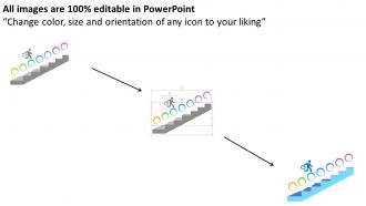 Kl seven staged step diagram with icons flat powerpoint design