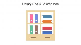 Library Racks Colored Icon In Powerpoint Pptx Png And Editable Eps Format