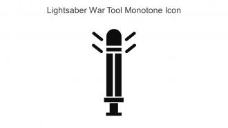 Lightsaber War Tool Monotone Icon In Powerpoint Pptx Png And Editable Eps Format