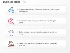 Link building local seo mobile marketing article submission ppt icons graphics