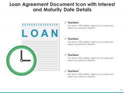 Loan Icon Target Employees Executive Evaluating Customer Management