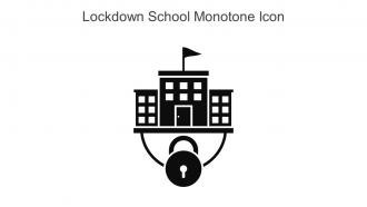 Lockdown School Monotone Icon In Powerpoint Pptx Png And Editable Eps Format