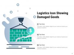 Logistics Icon Global Delivery Through Guaranteed Survey