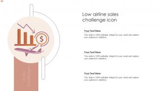 Low Airline Sales Challenge Icon