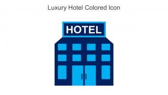 Luxury Hotel Colored Icon In Powerpoint Pptx Png And Editable Eps Format