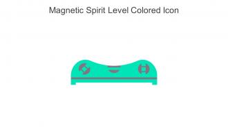 Magnetic Spirit Level Colored Icon In Powerpoint Pptx Png And Editable Eps Format