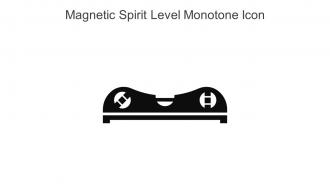 Magnetic Spirit Level Monotone Icon In Powerpoint Pptx Png And Editable Eps Format