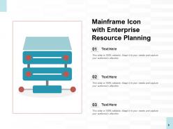 Mainframe Icon Transaction Customer Production Illustrating Inventory Processing
