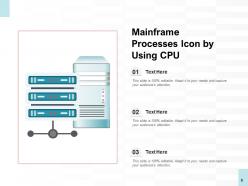 Mainframe Icon Transaction Customer Production Illustrating Inventory Processing