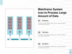 Mainframe Icon Transaction Customer Production Illustrating Inventory Processing