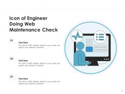 Maintenance Icon Database Service Gears Industrial Equipment