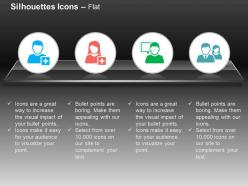 Male female healthcare individual thoughts professionals ppt icons graphics
