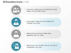 Male female team mates business strategy ppt icons graphics