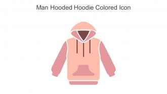 Man Hooded Hoodie Colored Icon In Powerpoint Pptx Png And Editable Eps Format