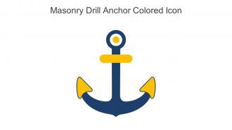 Masonry Drill Anchor Colored Icon In Powerpoint Pptx Png And Editable Eps Format