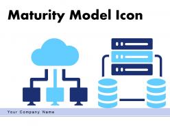 Maturity model icon business capability assessment infrastructure illustrating