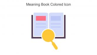 Meaning Book Colored Icon In Powerpoint Pptx Png And Editable Eps Format
