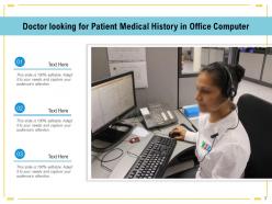 Medical Office Consulting Computer Employee Engineer Performing Technology