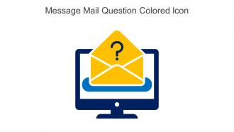 Message Mail Question Colored Icon In Powerpoint Pptx Png And Editable Eps Format