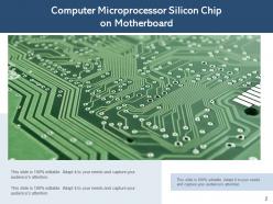 Microprocessor Motherboard Gear Wheel Circuit Board Parallel Formation
