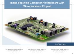 Microprocessor Motherboard Gear Wheel Circuit Board Parallel Formation