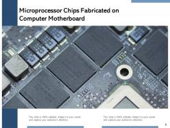 Microprocessor Motherboard Gear Wheel Circuit Board Parallel Formation
