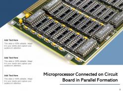Microprocessor Motherboard Gear Wheel Circuit Board Parallel Formation