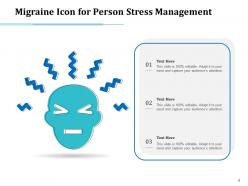Migrane Icon Stress Management Arrows Circuits