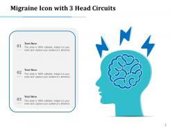 Migrane Icon Stress Management Arrows Circuits