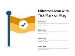 Milestone Icon Mountains Direction Triangular Circle