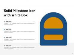 Milestone Icon Mountains Direction Triangular Circle