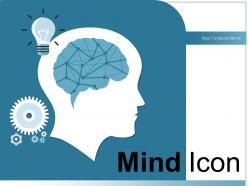 Mind icon gears brainstorming business generation exclamation goals arrow