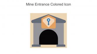 Mine Entrance Colored Icon In Powerpoint Pptx Png And Editable Eps Format
